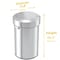 Hls Commercial 17 gal Round Indoor Metal Can, Silver, Swing Top, Stainless Steel, 15.83 in HLS17FTS - alternate 8